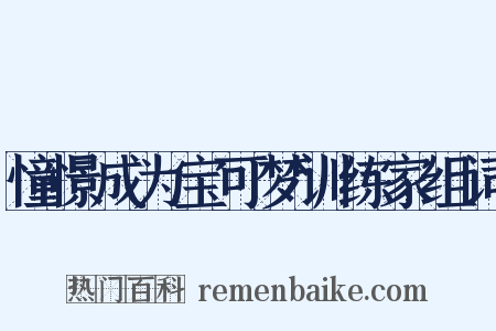 憧憬成为宝可梦训练家组词是什么意思的图片
